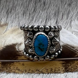 Size 9.5 Sterling Silver Wide Band Ring