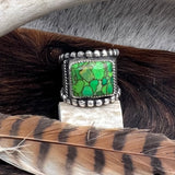 Size 10  Sterling Silver Wide Band Ring