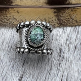 Size 5 Sterling Silver Wide Band Ring