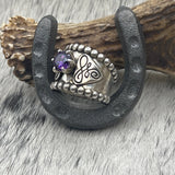 Size 11 Sterling Silver Wide Band Ring