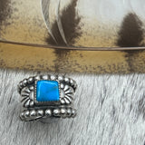 Size 11 Sterling Silver Wide Band Ring