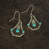 Western feather earrings