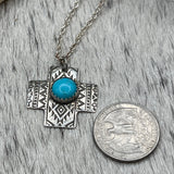 Tiny Fat cross Necklace