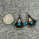 Western feather earrings