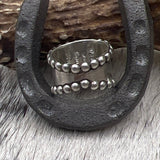 Size 8.5 Sterling Silver Wide Band Ring