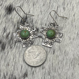 Tiny Fat cross earrings