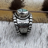 Size 5 Sterling Silver Wide Band Ring