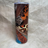 20 oz Scroll cross tumbler