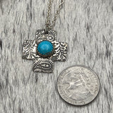 Tiny Fat cross Necklace