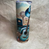 20 oz Old teal truck