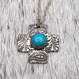 Tiny Fat cross Necklace