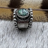 Size 5 Sterling Silver Wide Band Ring