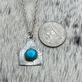 Tiny Cow tag Necklace