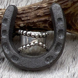 Size 8 Sterling Silver Wide Band Ring