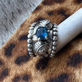 Size 10 Sterling Silver Wide Band Ring