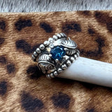 Size 10 Sterling Silver Wide Band Ring