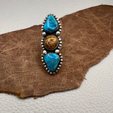 3 stone Statement ring