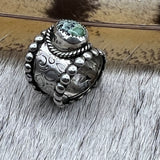 Size 5 Sterling Silver Wide Band Ring