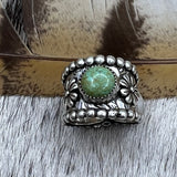 Size 9.75 Sterling Silver Wide Band Ring