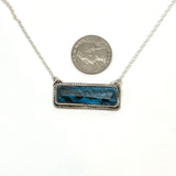 Kingman Turquoise Bar necklace