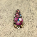 Purple Dalia kingman Turquoise