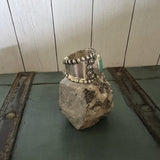 Size 9 Sterling Silver Wide Band Ring