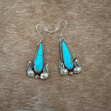 Baja turquoise earring