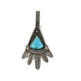 Kingman Turquoise Feather with Pendant