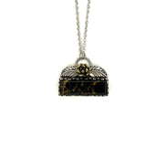 Beautiful Iron Buffalo Bar necklace