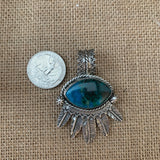 Beautiful Sterling Silver Feather Pendant