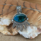 Beautiful Sterling Silver Feather Pendant