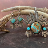 Sterling Silver Feather hook earrings