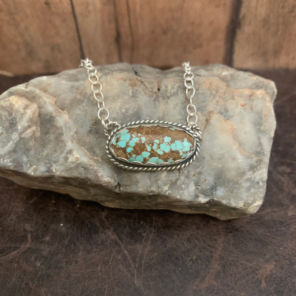 # 8 Turquoise Bar Necklace