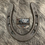 Lucky Bar Iron Buffalo necklace