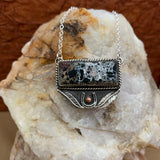 Lucky Bar Iron Buffalo necklace