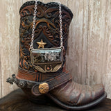 Lucky Bar Iron Buffalo necklace