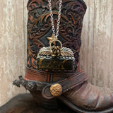 Beautiful Iron Buffalo Bar necklace