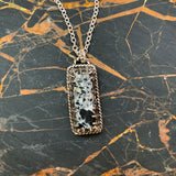 Hanging Iron Buffalo Bar necklace