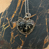 Iron Buffalo Heart Necklace