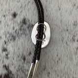 Kingman Turquoise Sterling Silver bolo tie
