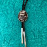 Wild horse Sterling Silver bolo tie