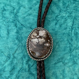 Wild horse Sterling Silver bolo tie