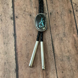 Stunning Turquoise Sterling Silver bolo tie
