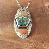 Copper Bear in the woods