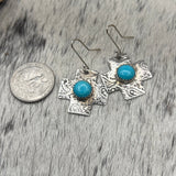 Tiny Fat cross earrings