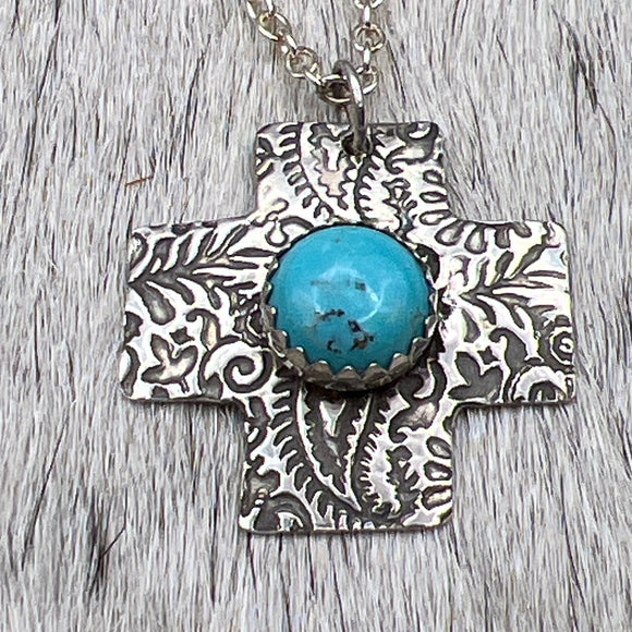 Tiny Fat cross Necklace