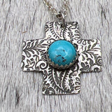 Tiny Fat cross Necklace