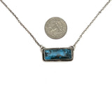 Kingman Turquoise Bar necklace