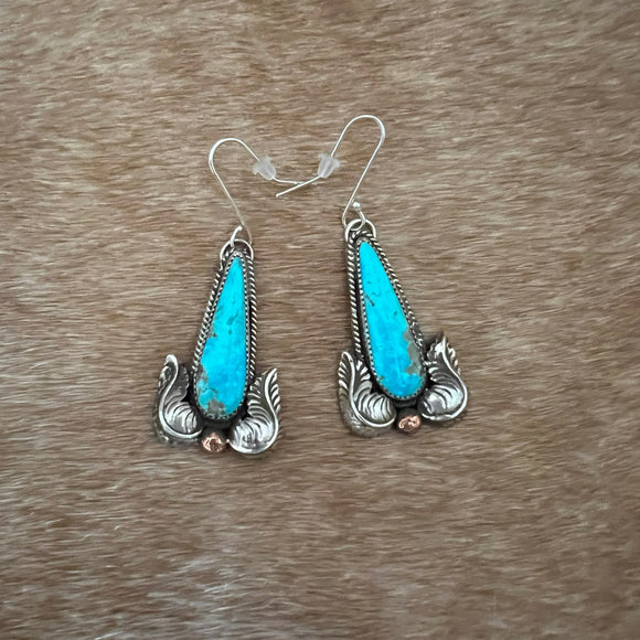 Baja turquoise earring