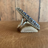 Beautiful Sodalite Sterling Silver Ring